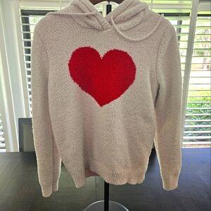 Heart Sweater Hoodie Size M Cupcakes and Cashmere